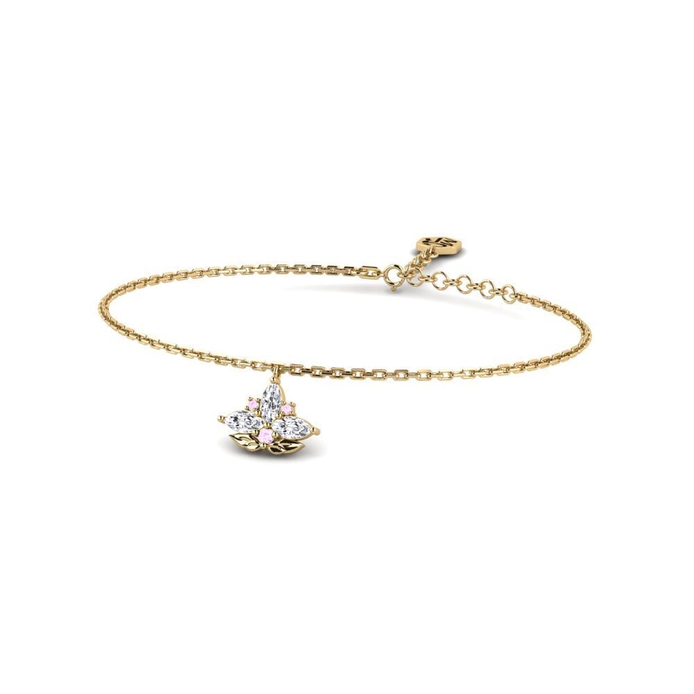Zafiro Rosado Pulsera de Mujer Elevata