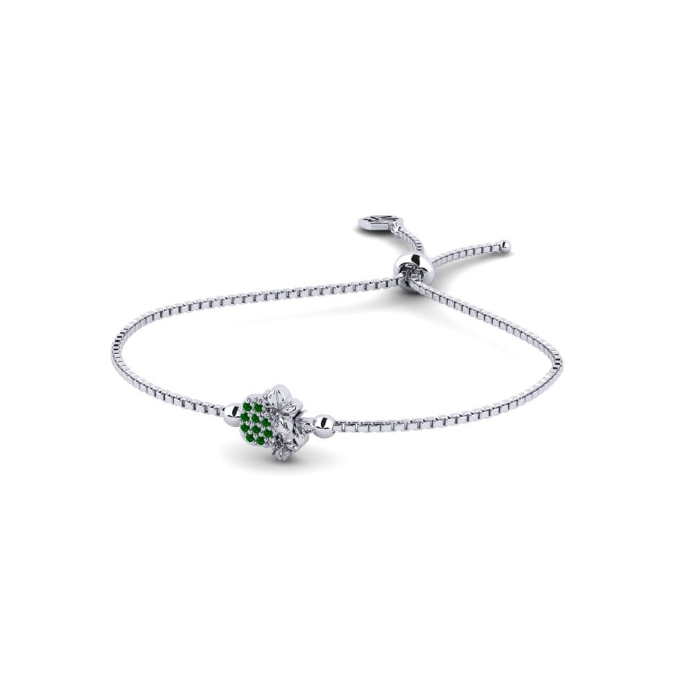 Paladio Circonita Verde Pulsera de Mujer Emaris