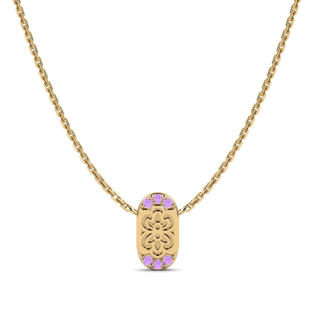 Amatista Collar de Mujer Enuwan