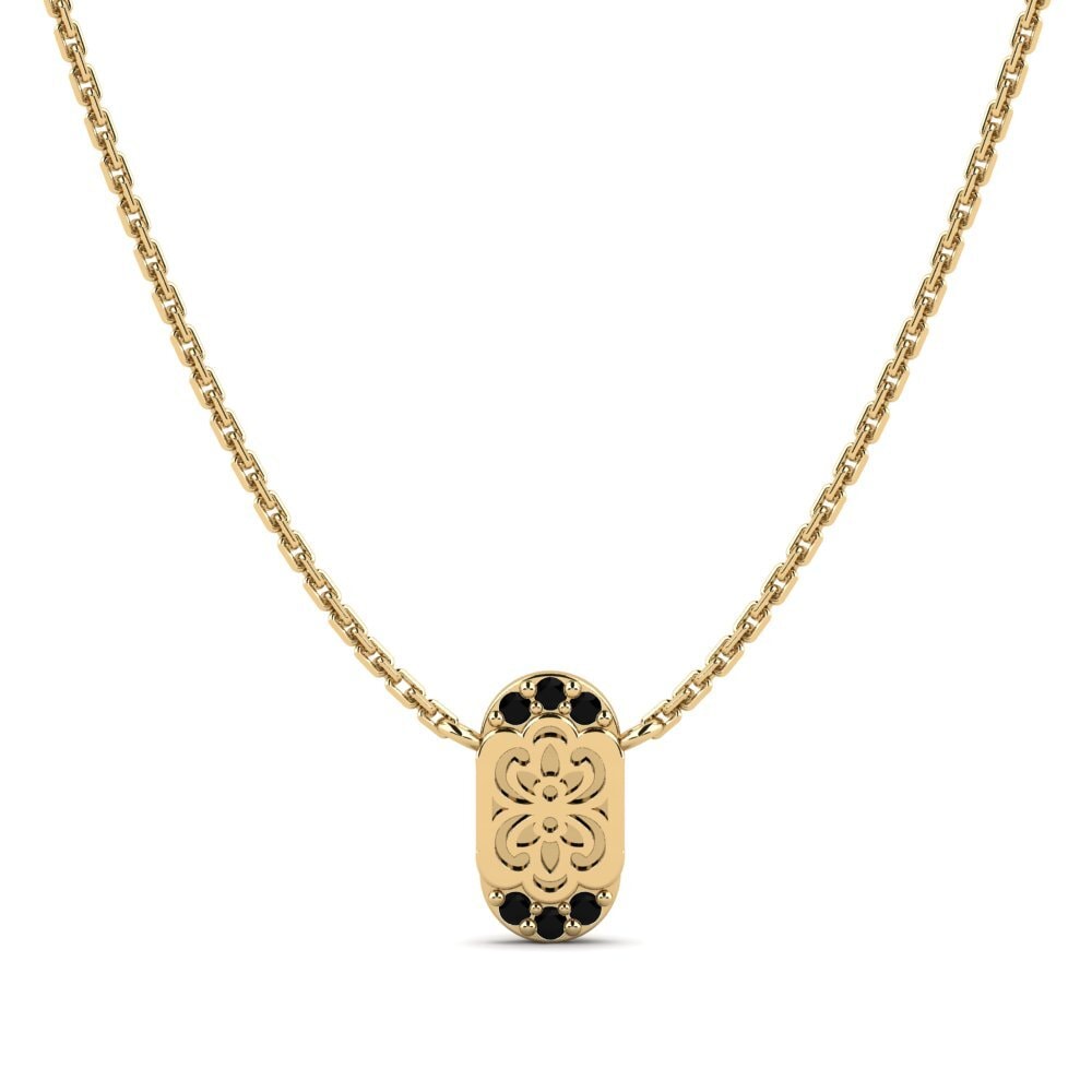Ónix Negro Collar de Mujer Enuwan