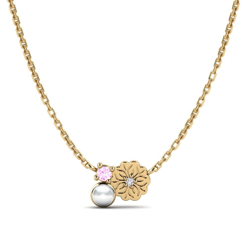 Zafiro Rosado Collar de Mujer Farve