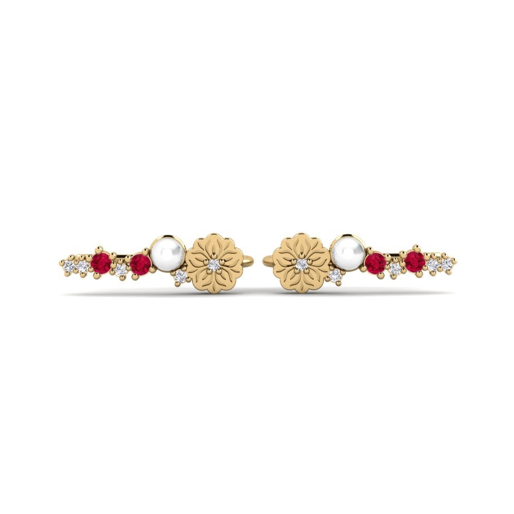 Ruby Women's Earring Fasiu