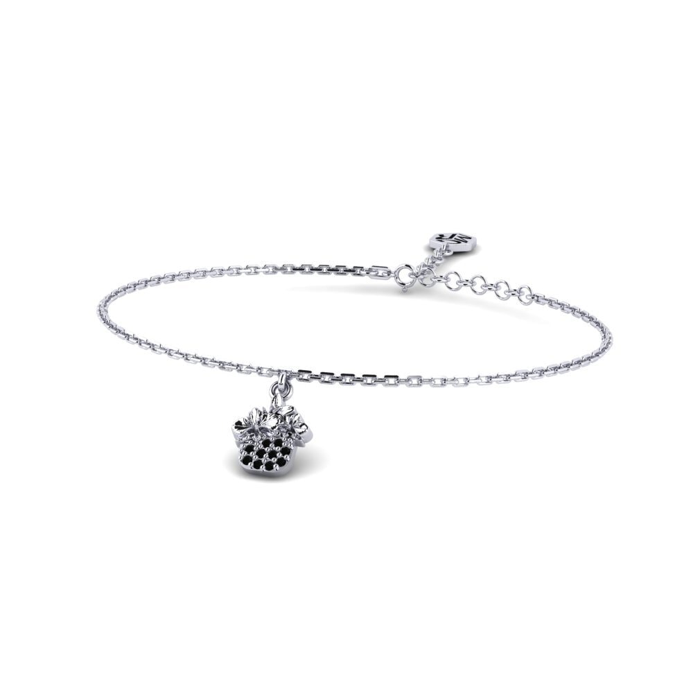 Paladio Diamante Negro Pulsera de Mujer Flatbush