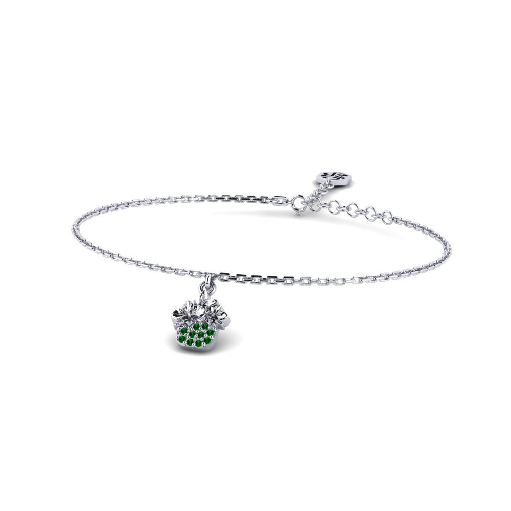 Paladio Circonita Verde Pulsera de Mujer Flatbush