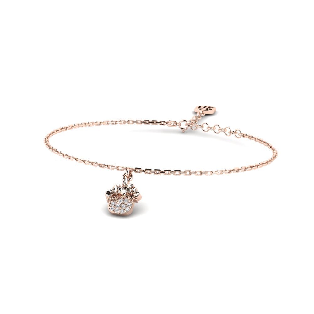 14k Rose Gold Women's Bracelet Flatbush