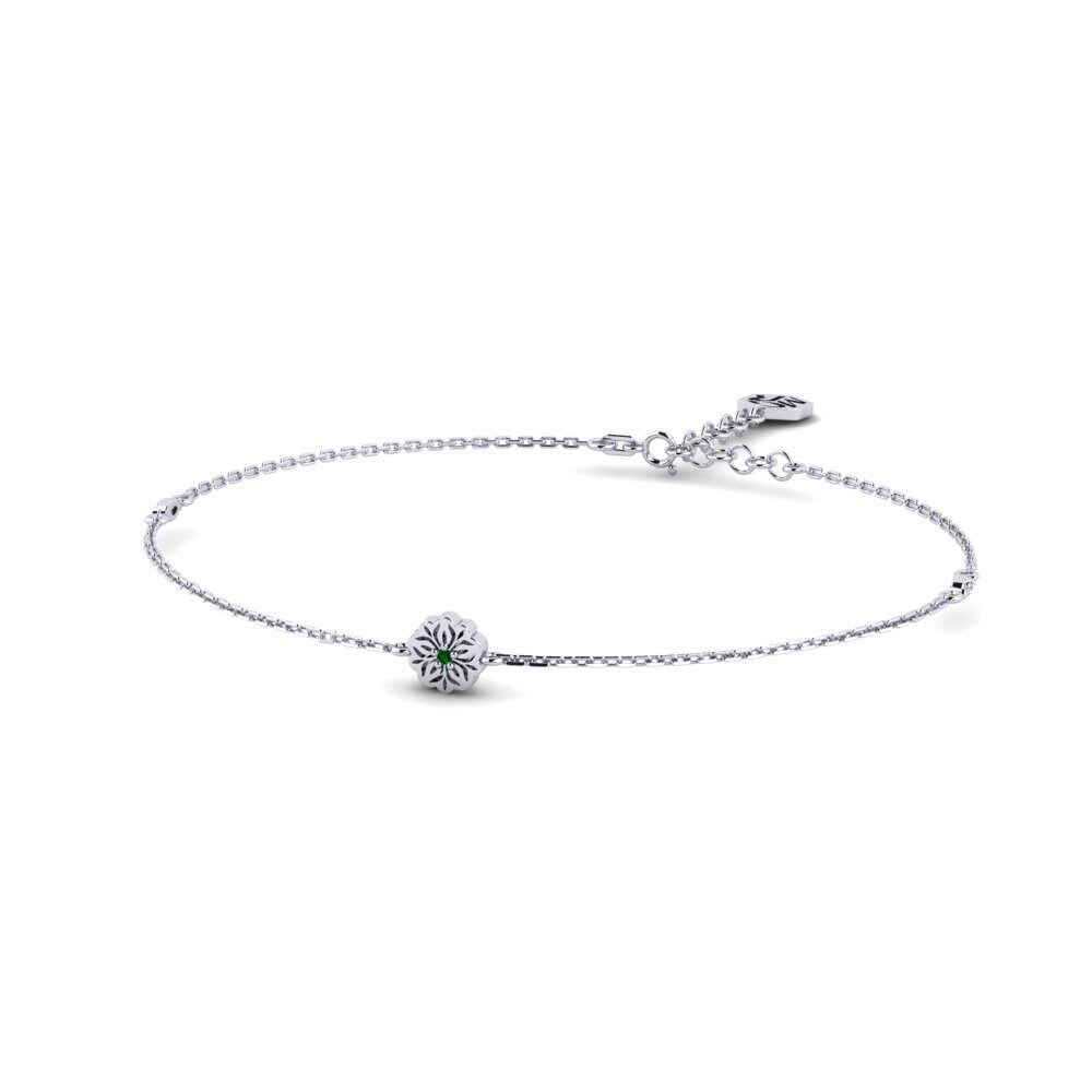 Paladio Circonita Verde Pulsera de Mujer Flawa