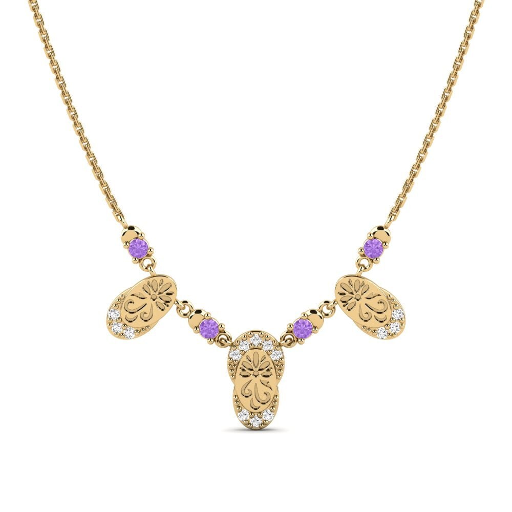 Amatista Collar de Mujer Froo