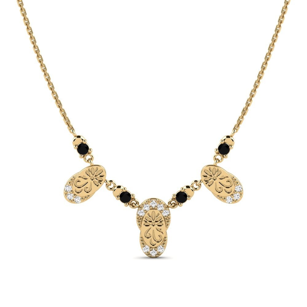 Ónix Negro Collar de Mujer Froo