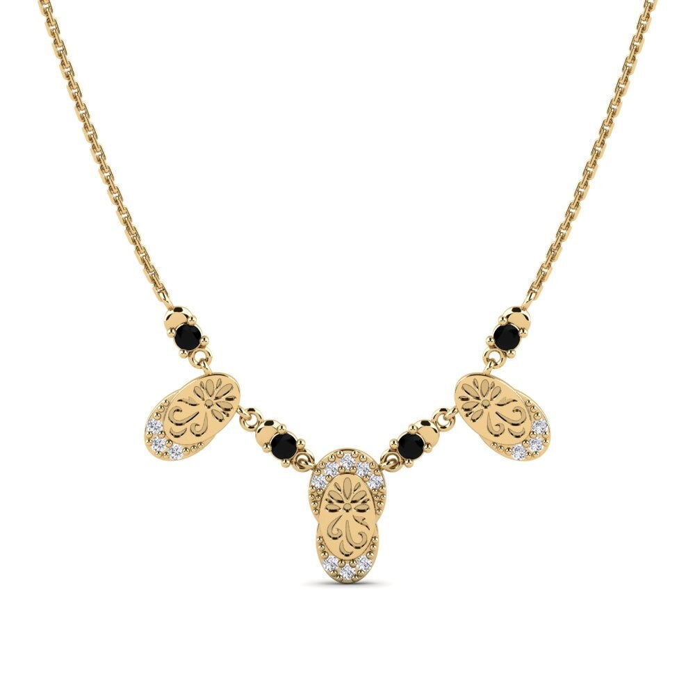 Zafiro negro Collar de Mujer Froo