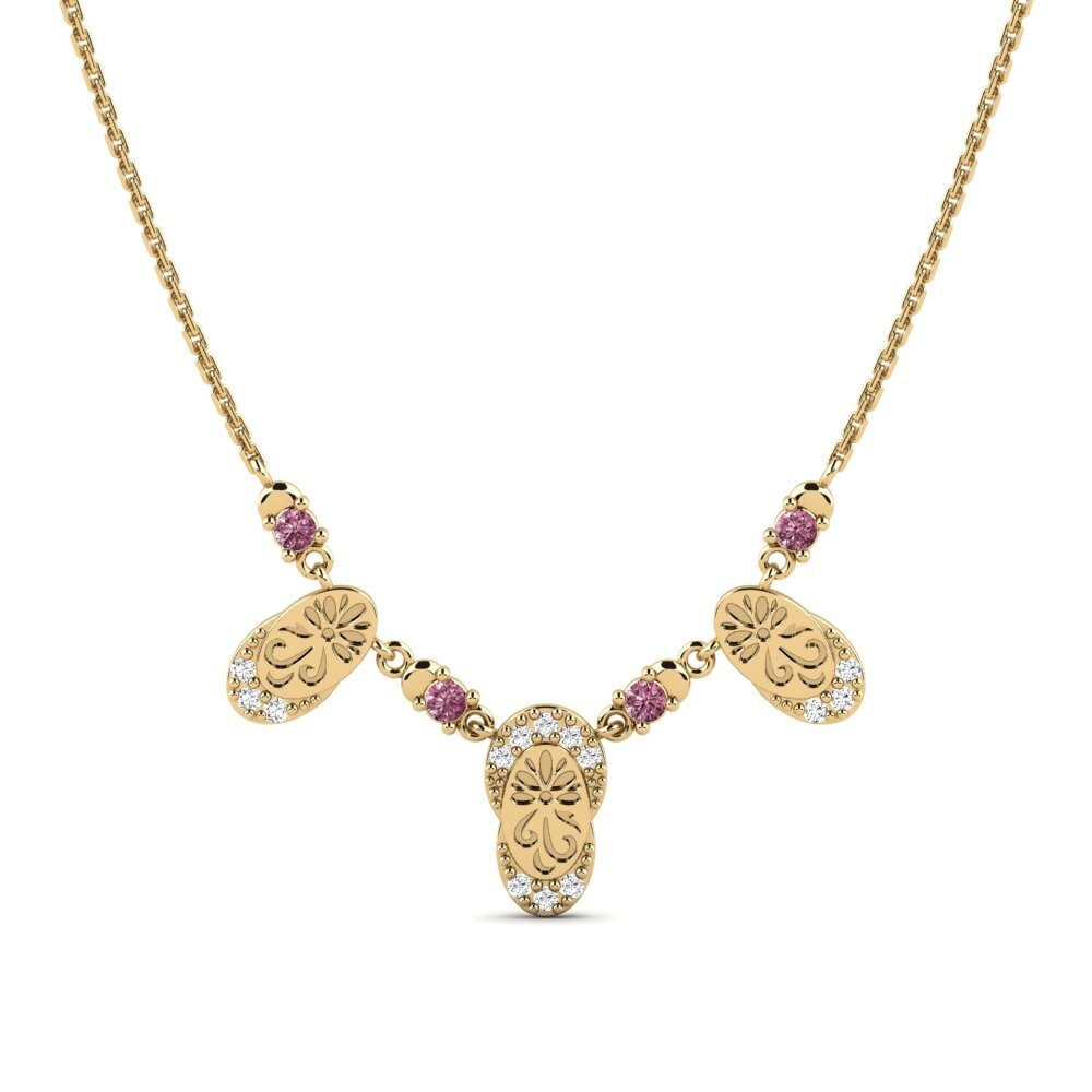 Granate Rhodolite Collar de Mujer Froo
