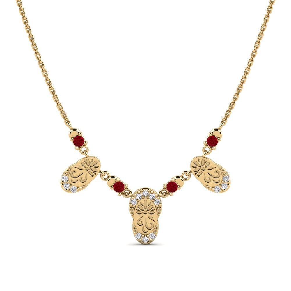 Circonita Roja Collar de Mujer Froo