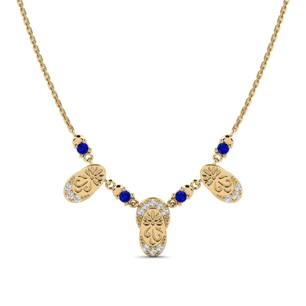 Zafiro Collar de Mujer Froo