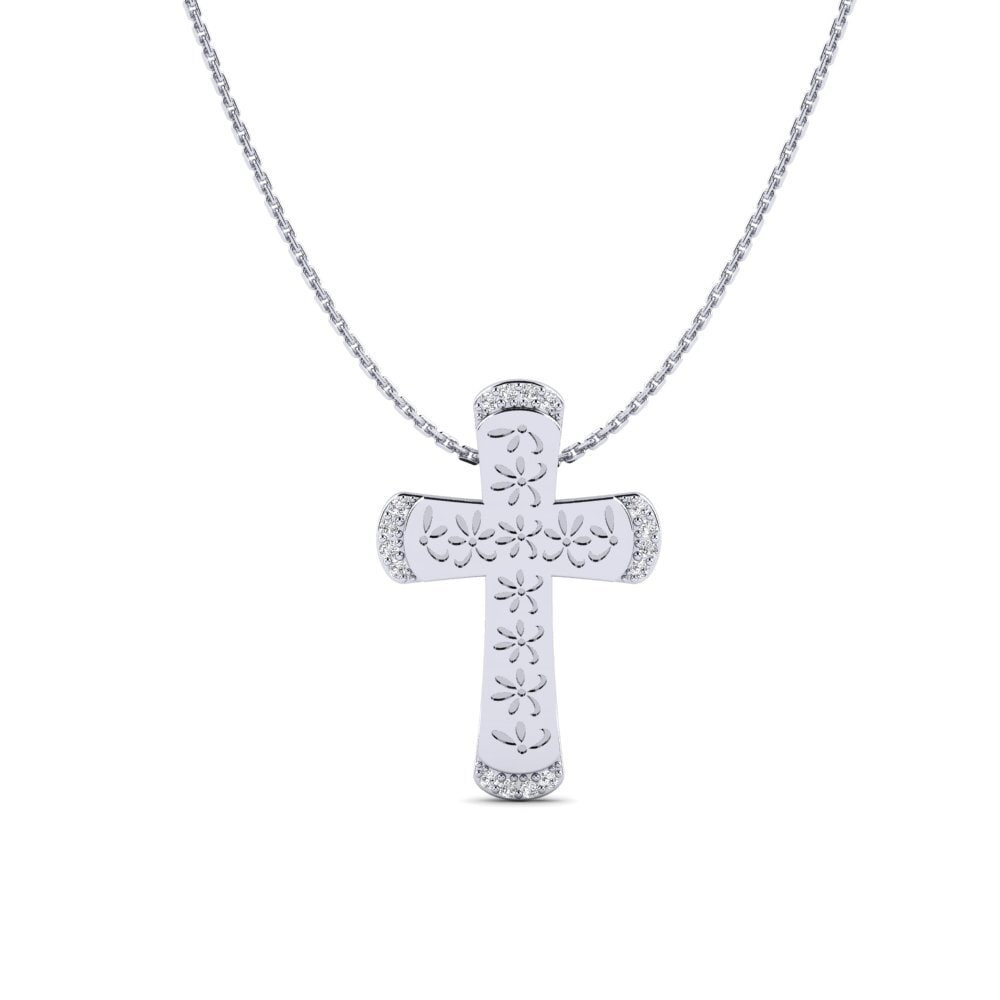 Plata 925 Diamante Collar de Mujer Greind
