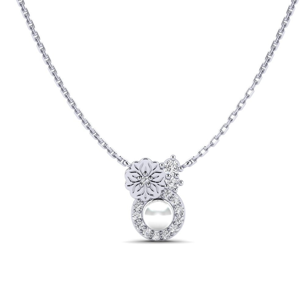 Plata 925 Diamante Collar de Mujer Kusekelela