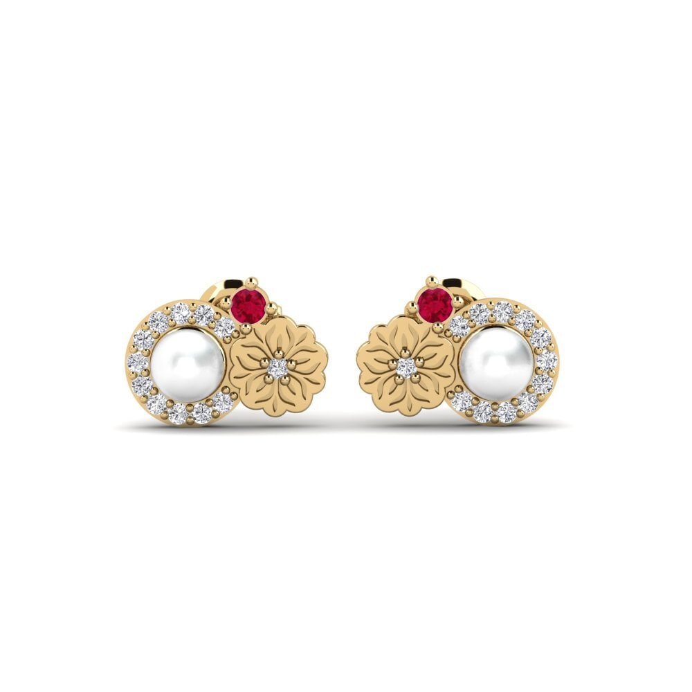 Ruby Women's Earring Liang