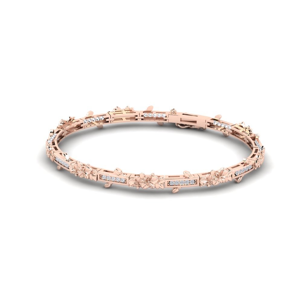 14k Rose Gold Women's Bracelet Lioren