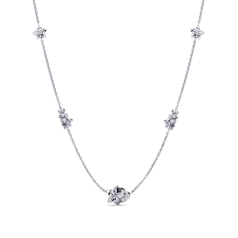 Plata 925 Circonita Collar de Mujer Lispenard