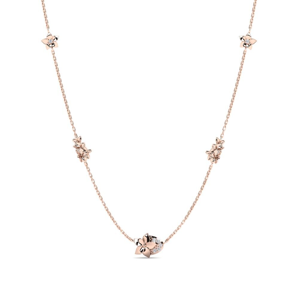 14k Oro Rosa Collar de Mujer Lispenard