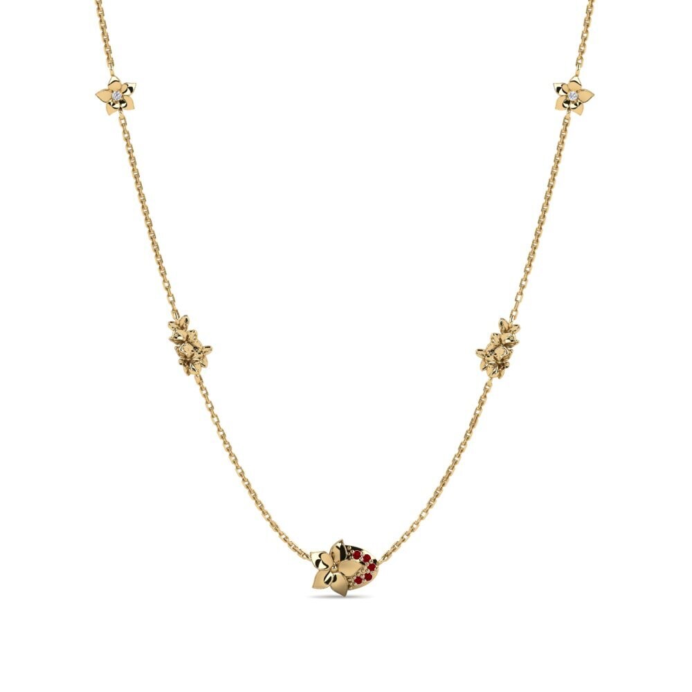 Circonita Roja Collar de Mujer Lispenard