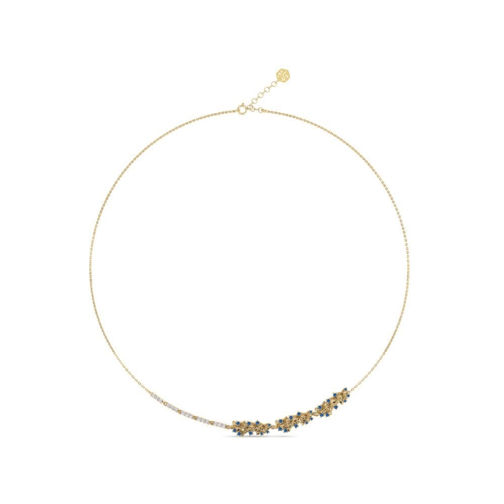 Đá Zirconia Xanh Lam Dây chuyền nữ Noriel