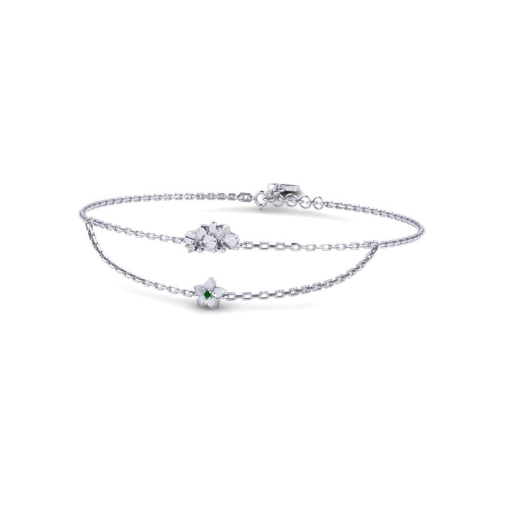 Paladio Circonita Verde Pulsera de Mujer Orlienne
