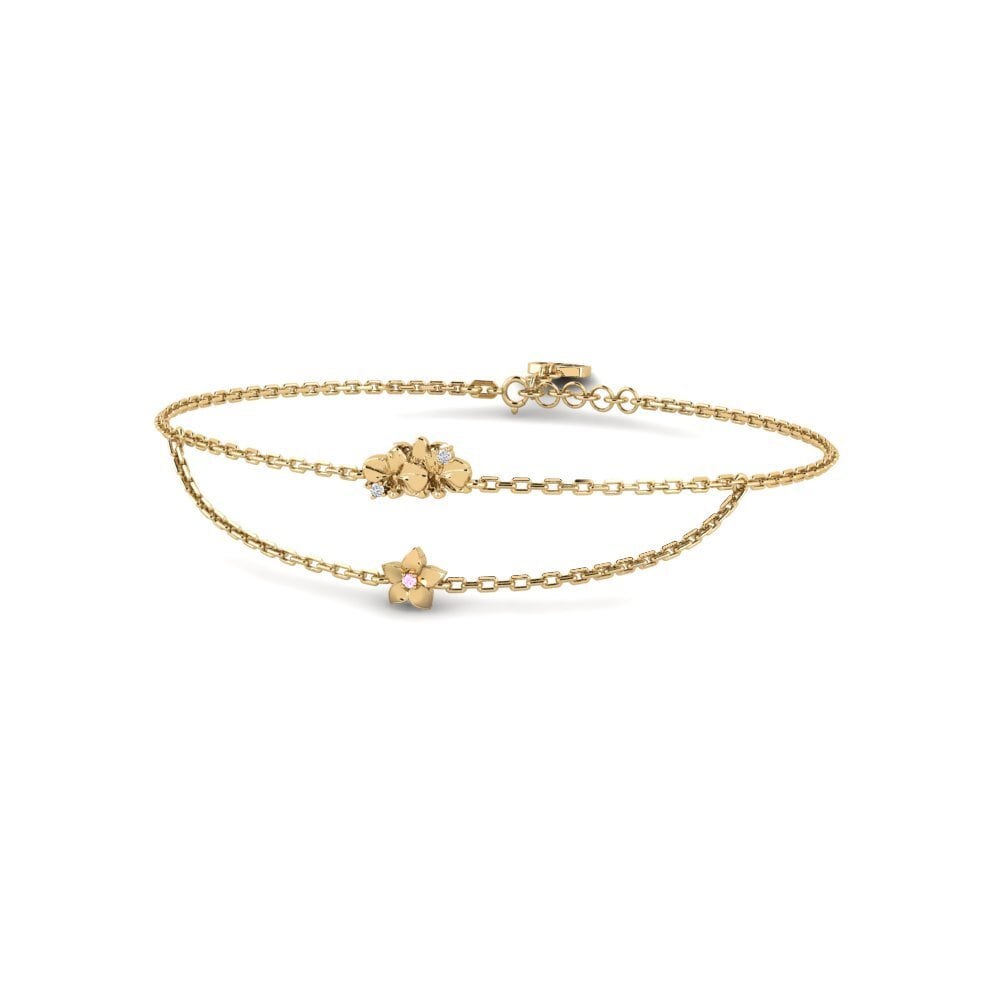 Zafiro Rosado Pulsera de Mujer Orlienne