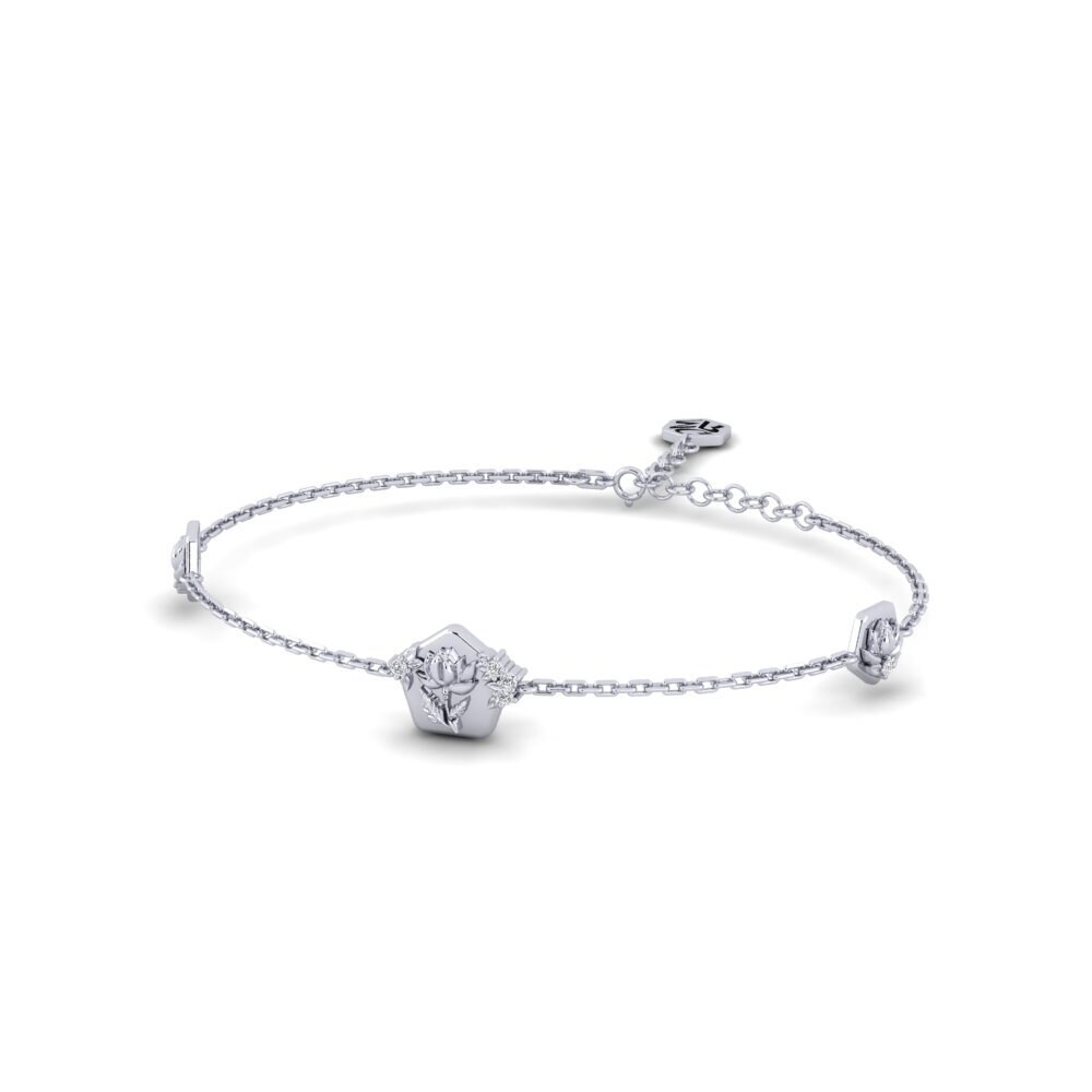 Paladio Diamante Pulsera de Mujer Religue