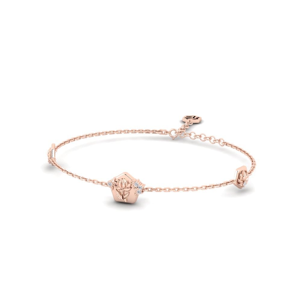 14k Rose Gold Women's Bracelet Religue