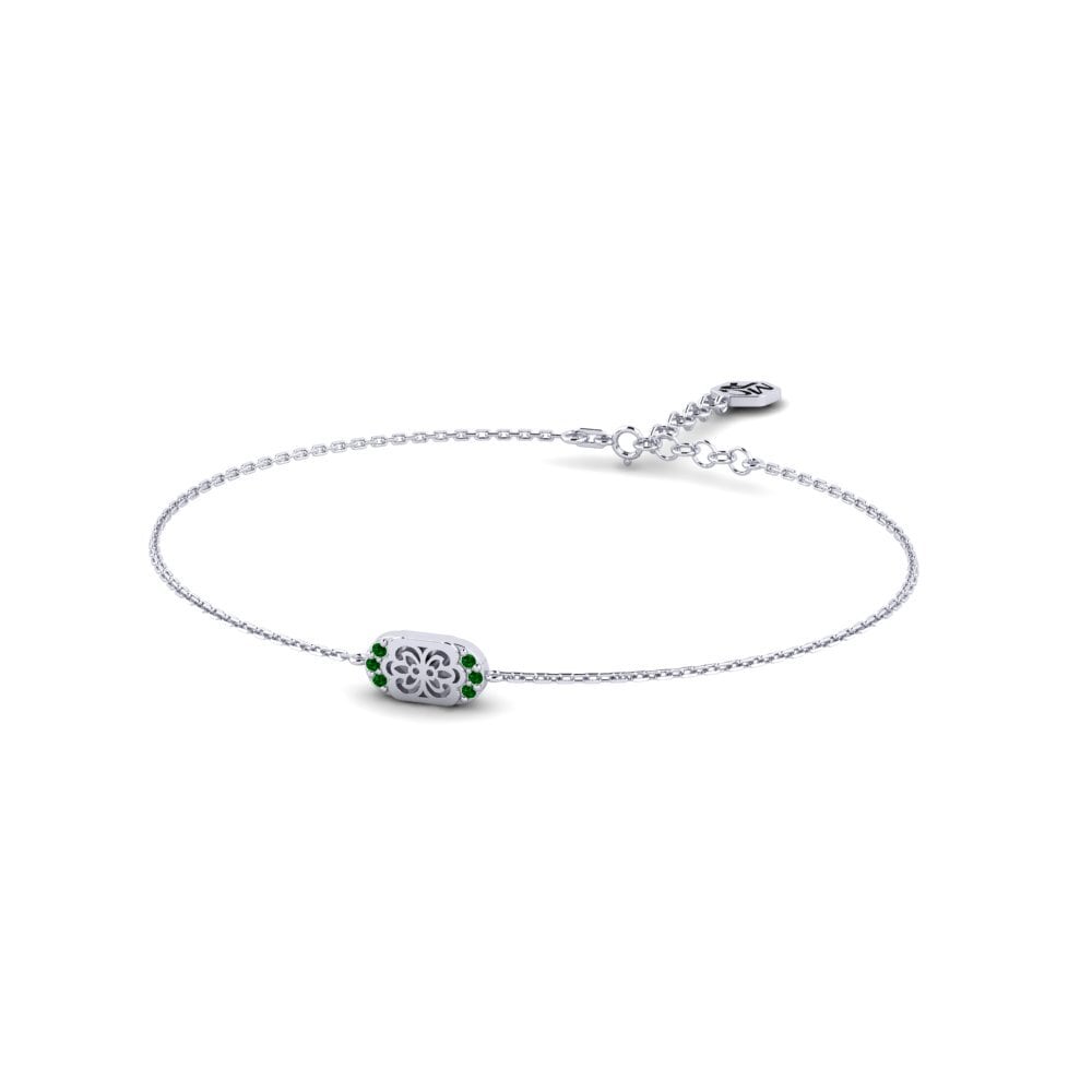 Paladio Circonita Verde Pulsera de Mujer Sampaga