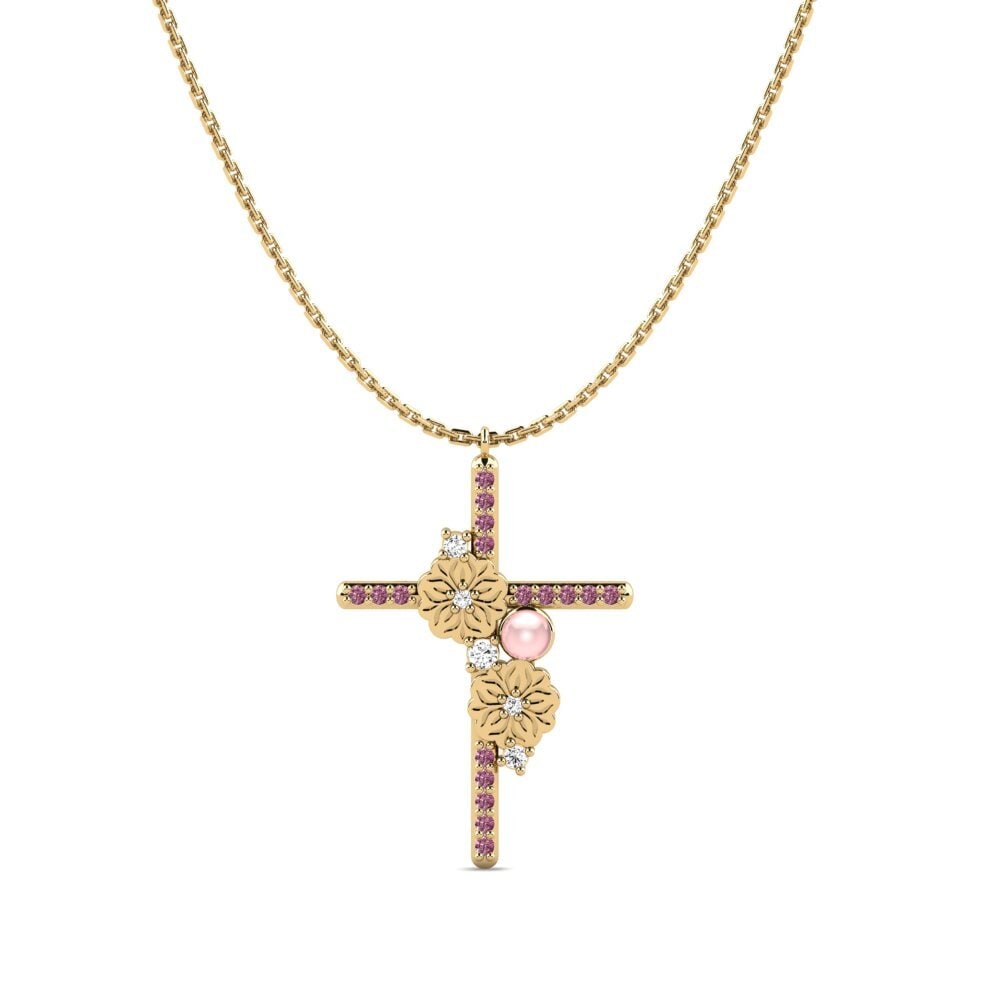 Đá Rhodolite Dây chuyền nữ Sawa