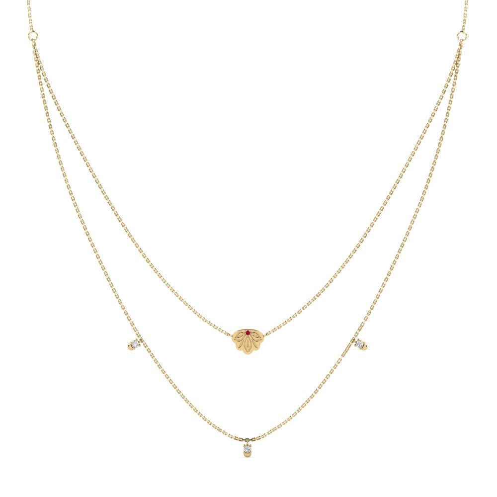 Rubí Collar de Mujer Umculo