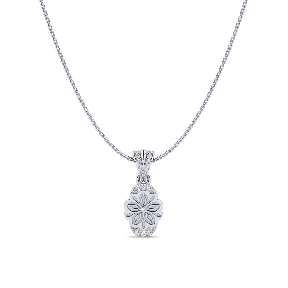 Plata 925 Circonita Colgante de Mujer Wokondwa