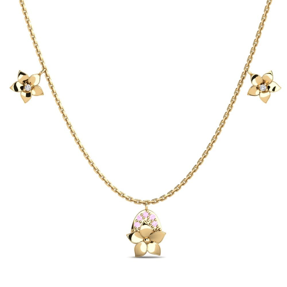 Zafiro Rosado Collar de Mujer Wooster
