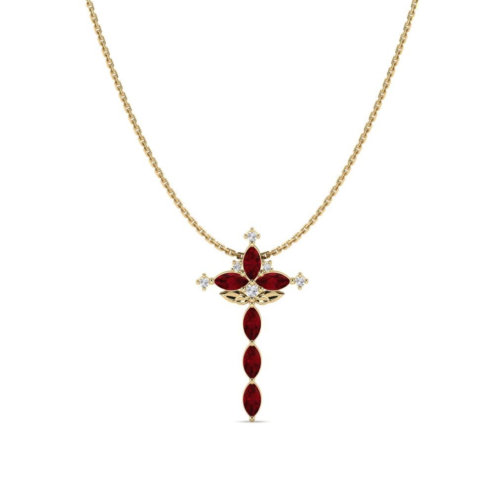 Rubí Colgante de Mujer Caprifolium