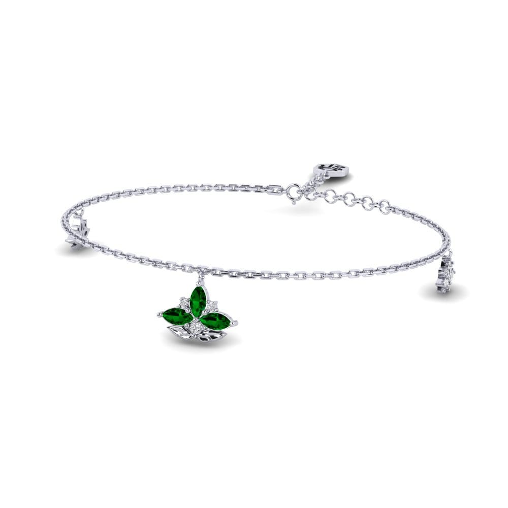 Paladio Circonita Verde Pulsera de Mujer Carvotura