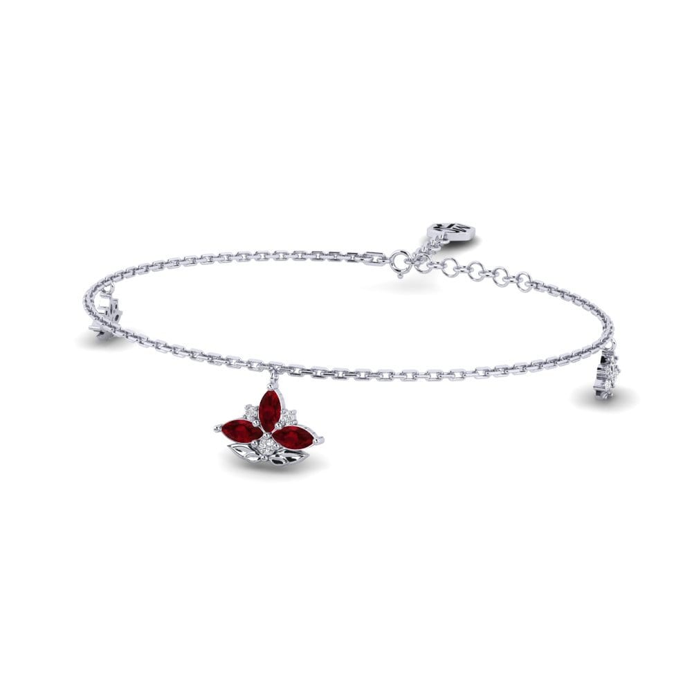 Paladio Rubí Pulsera de Mujer Carvotura