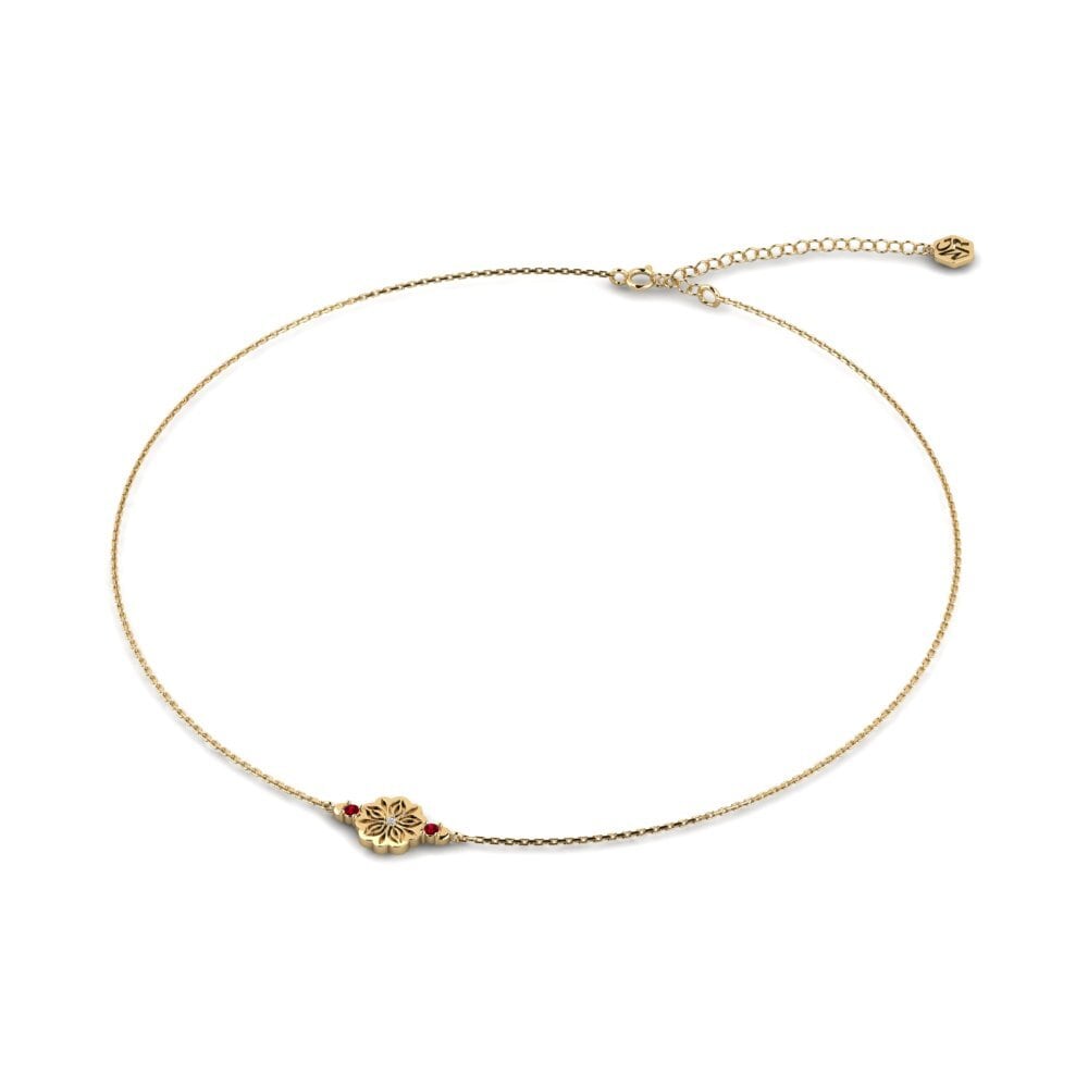 Circonita Roja Collar de Mujer Ceol