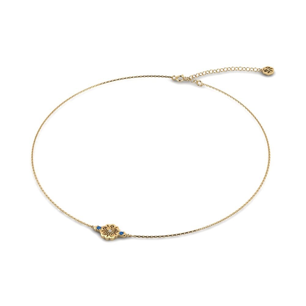 Đá Zirconia Xanh Lam Dây chuyền nữ Ceol