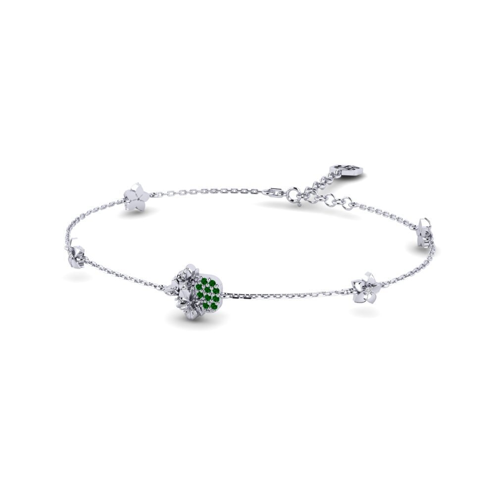 Paladio Circonita Verde Pulsera de Mujer Degraw