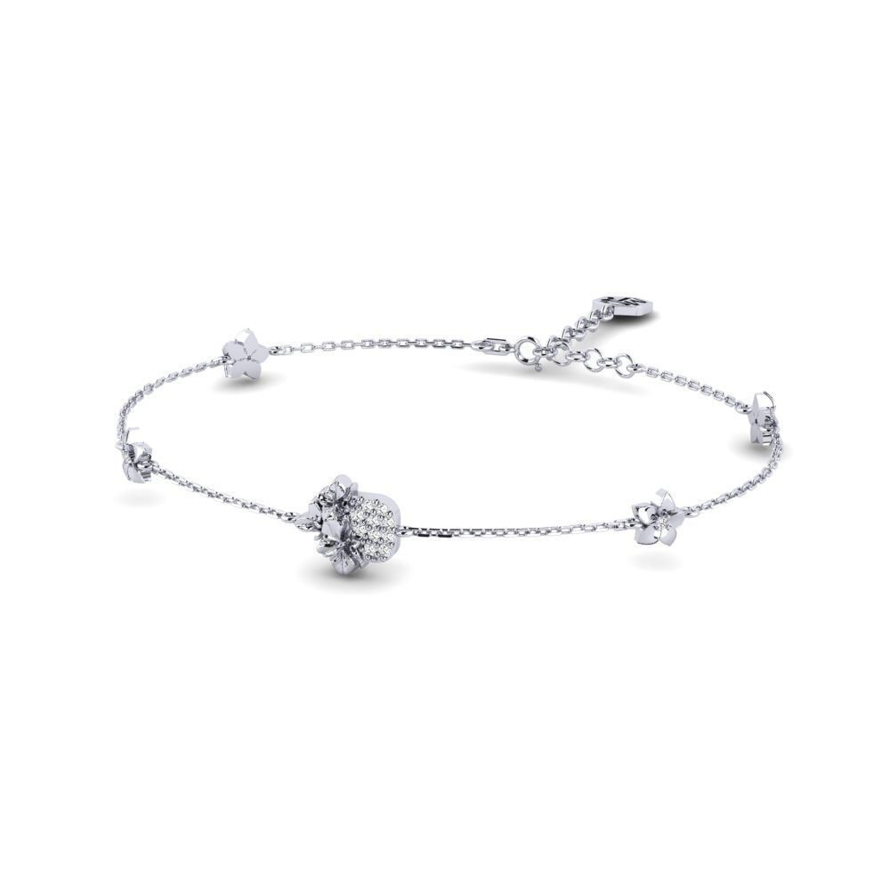Paladio Moissanita Pulsera de Mujer Degraw