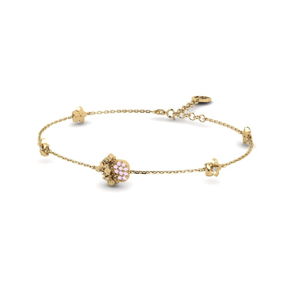 Zafiro Rosado Pulsera de Mujer Degraw