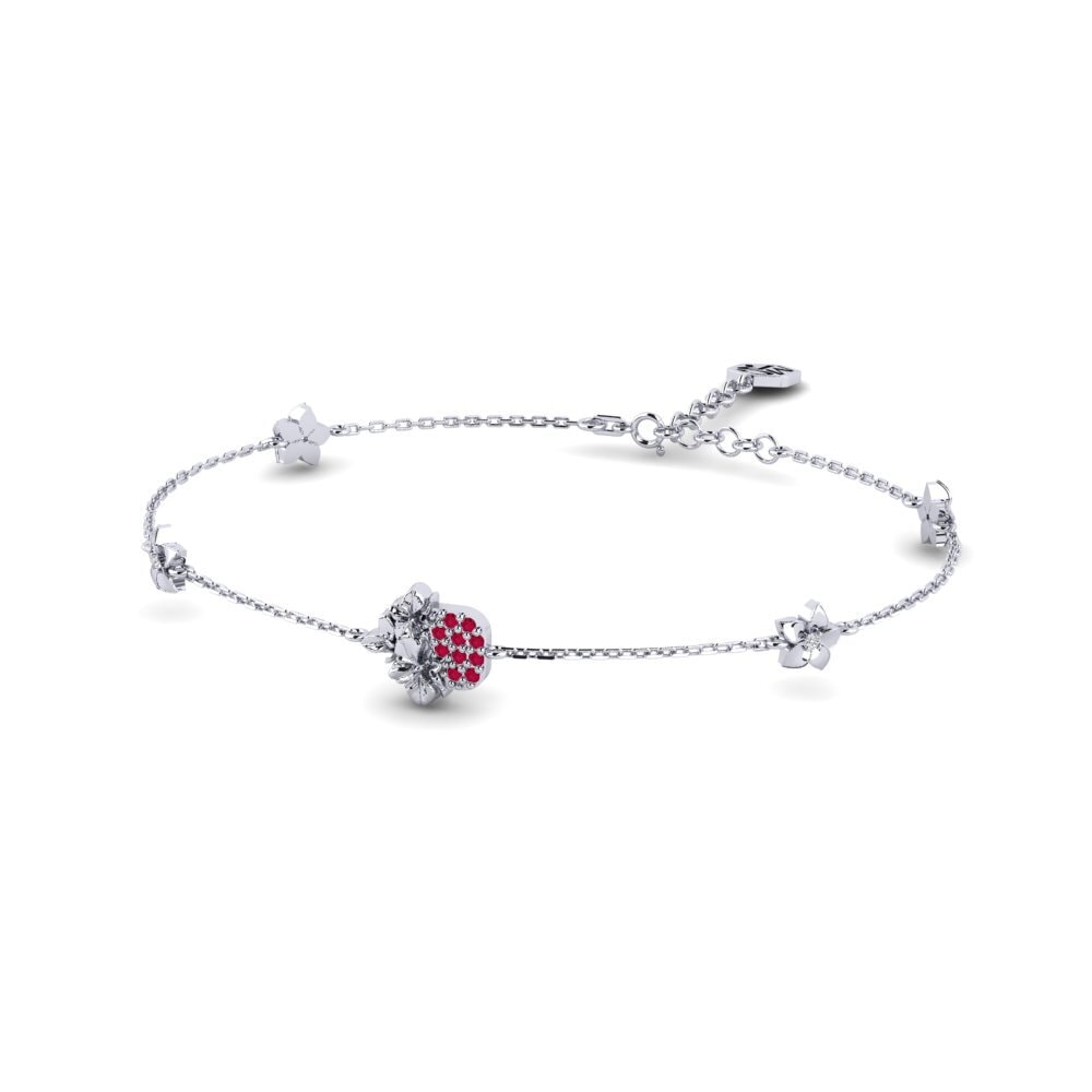 Paladio Rubí Pulsera de Mujer Degraw
