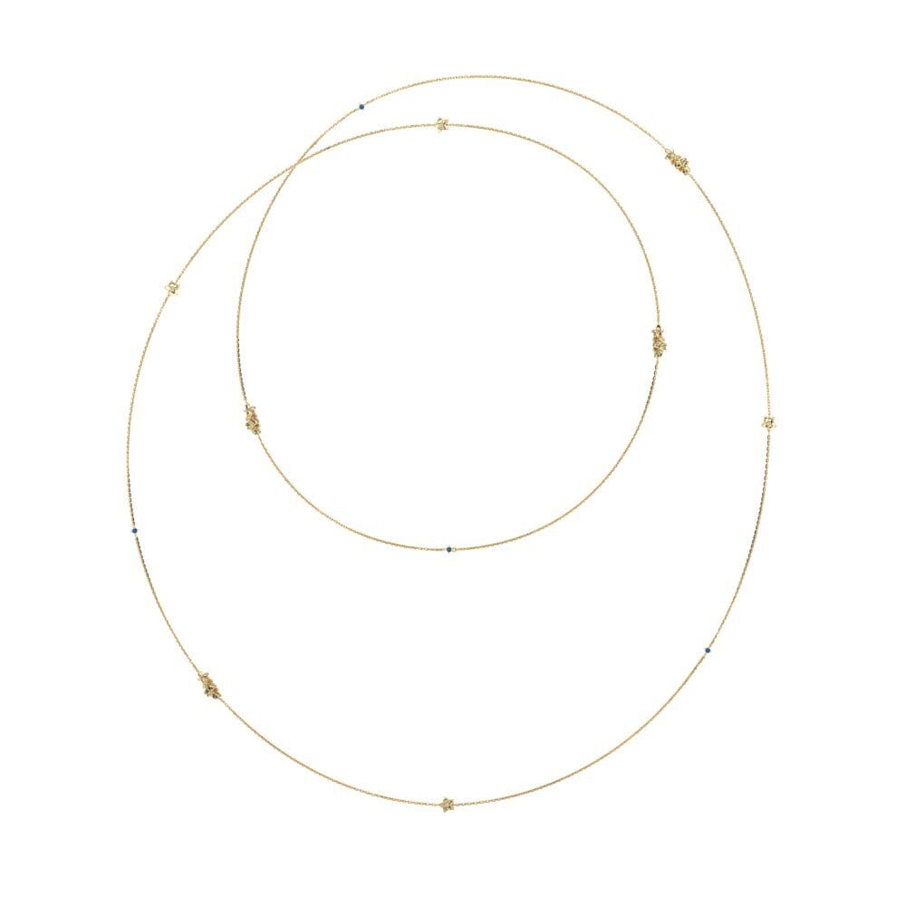 Đá Zirconia Xanh Lam Dây chuyền nữ Duvera
