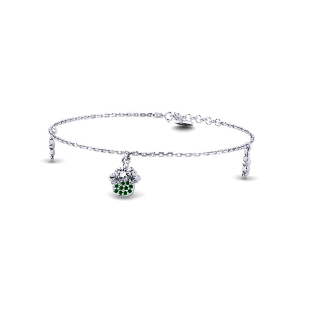 Paladio Circonita Verde Pulsera de Mujer Eastern