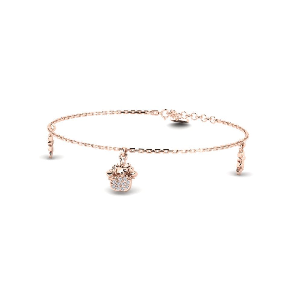 14k Rose Gold Women's Bracelet Eastern