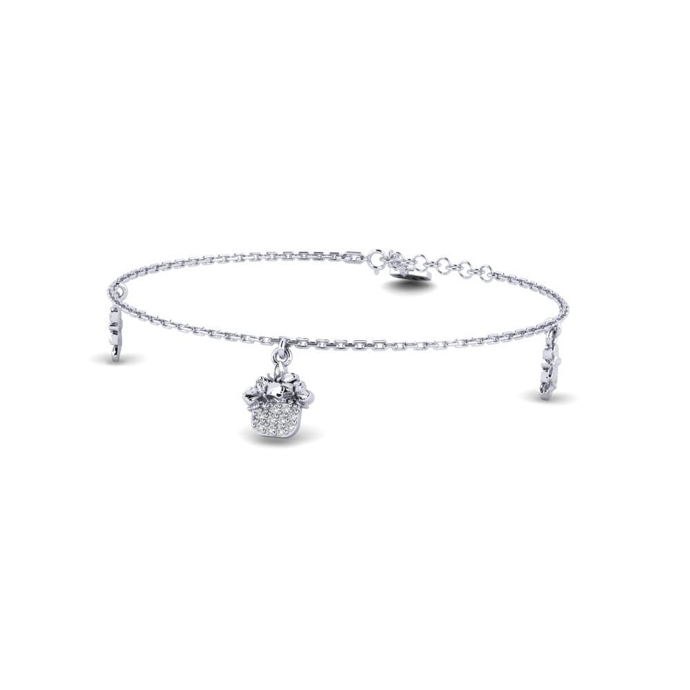 Paladio Moissanita Pulsera de Mujer Eastern