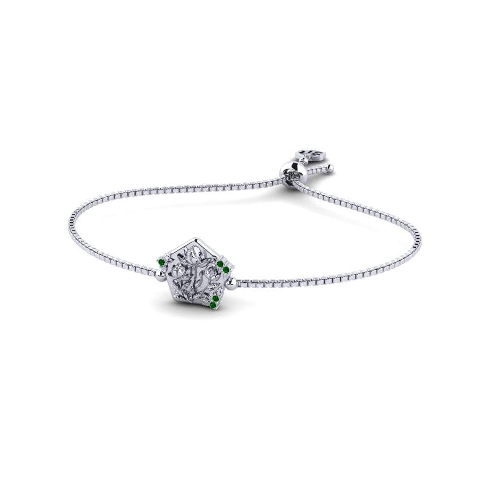 Paladio Circonita Verde Pulsera de Mujer Eftertryck