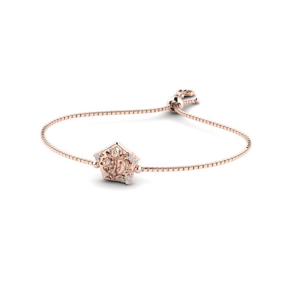 14k Rose Gold Women's Bracelet Eftertryck