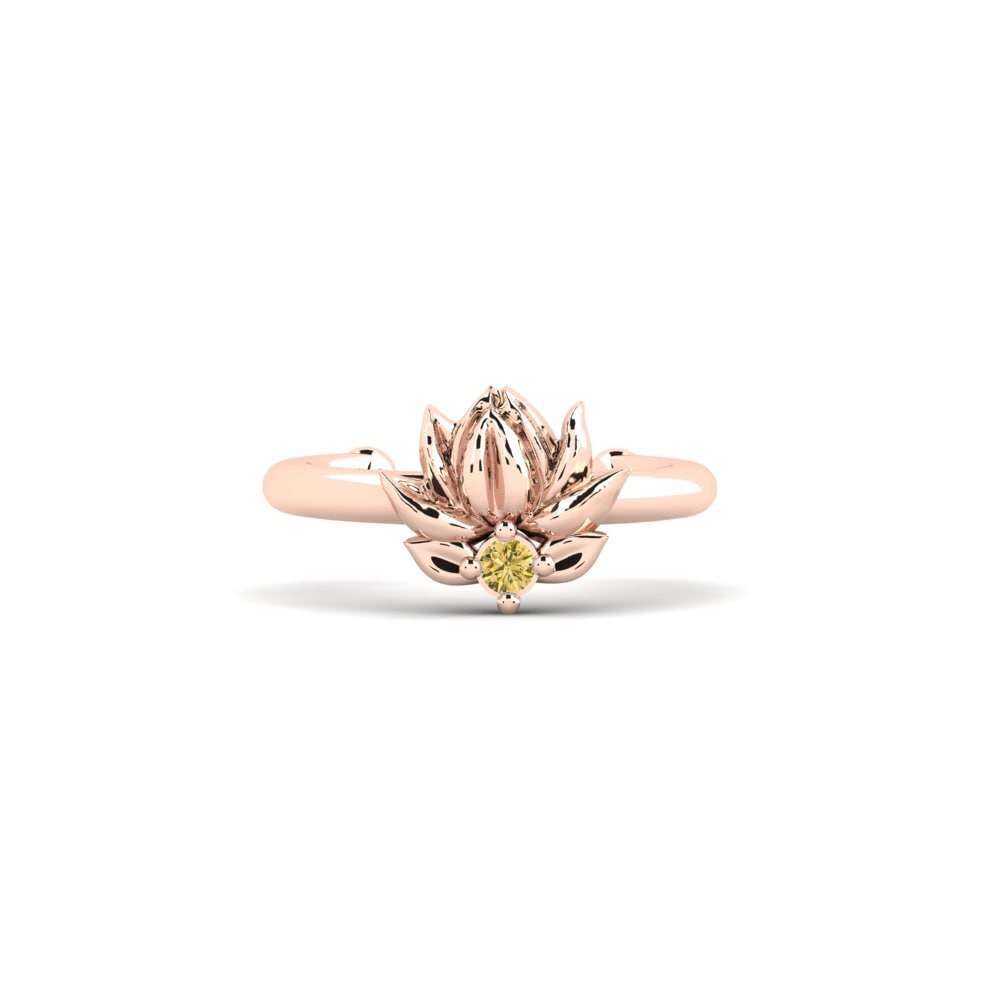 Vàng Hồng 14K Kim Cương Vàng Bông tai nữ Etterklang
