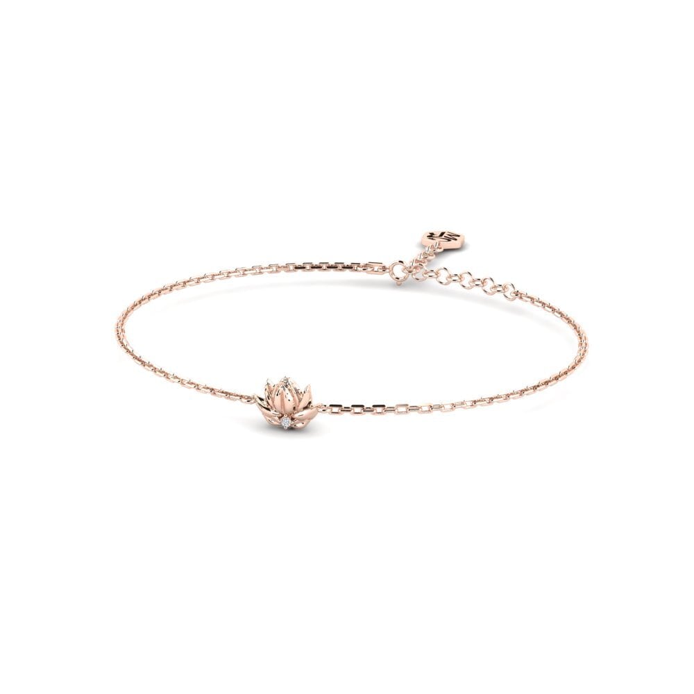 14k Rose Gold Women's Bracelet Filigrana